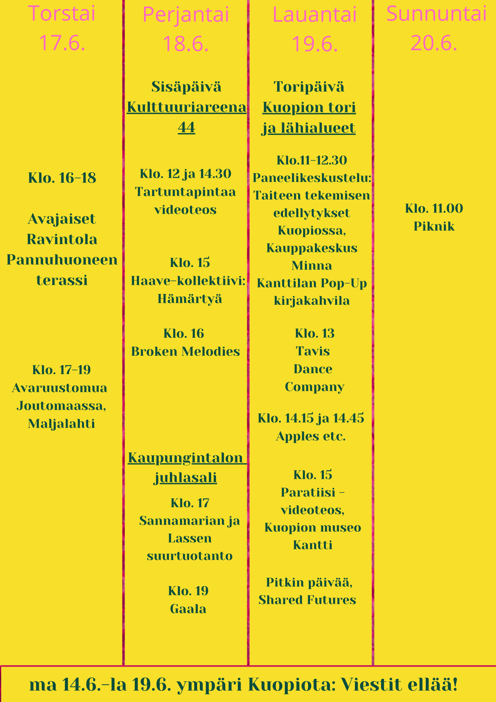 Kuopion SoiJaTanssit julistekuva